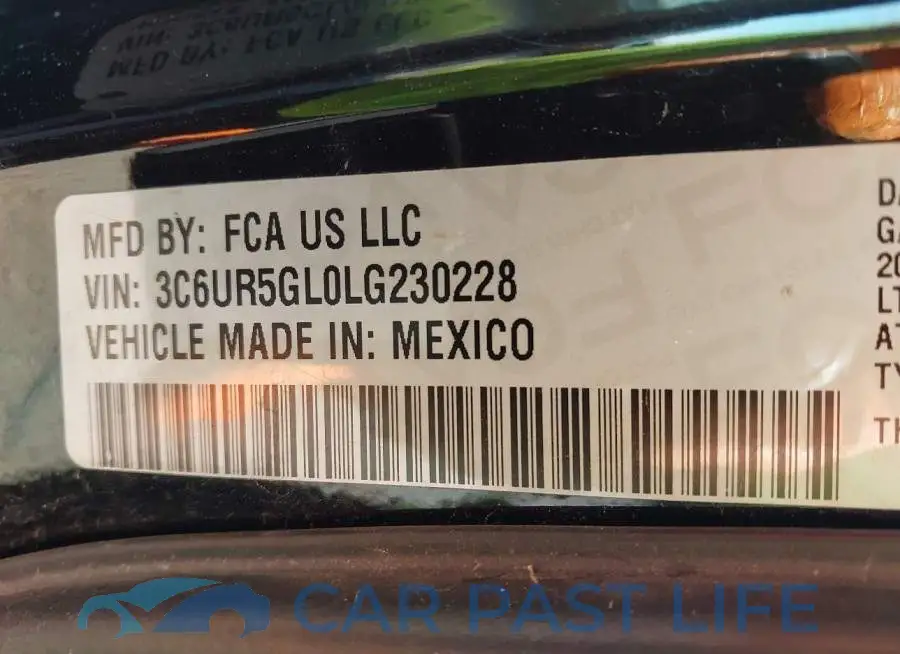3C6UR5GL0LG230228# 9
