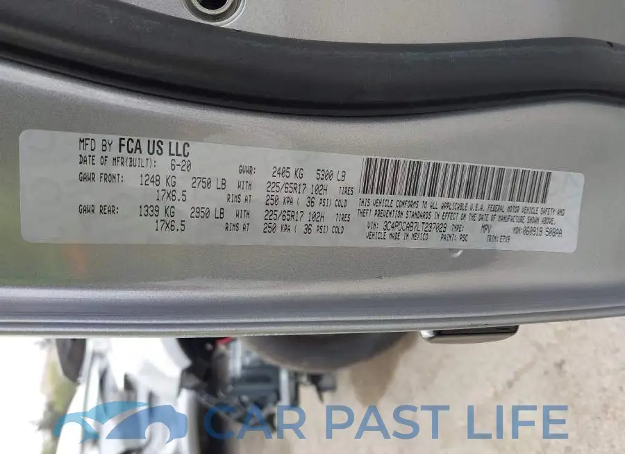 3C4PDCAB7LT237029# 9