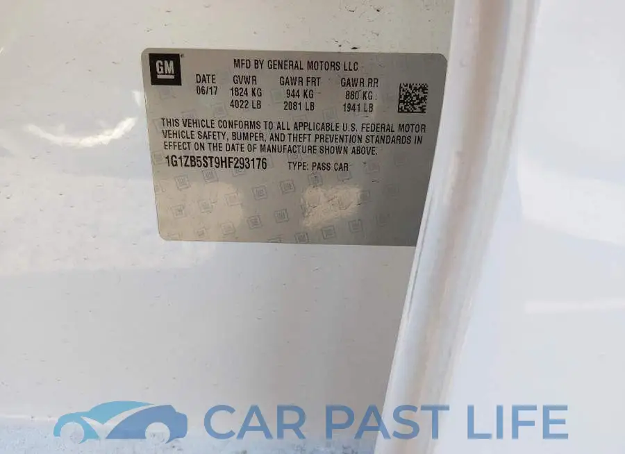 1G1ZB5ST9HF293176# 9