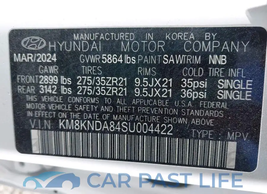 KM8KNDA84SU004422# 9