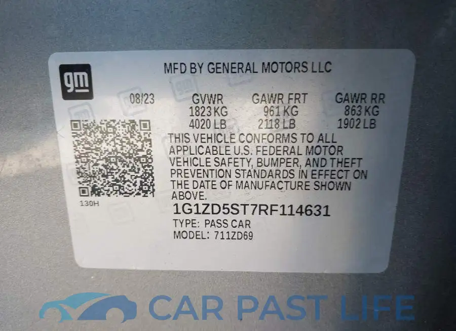 1G1ZD5ST7RF114631# 9
