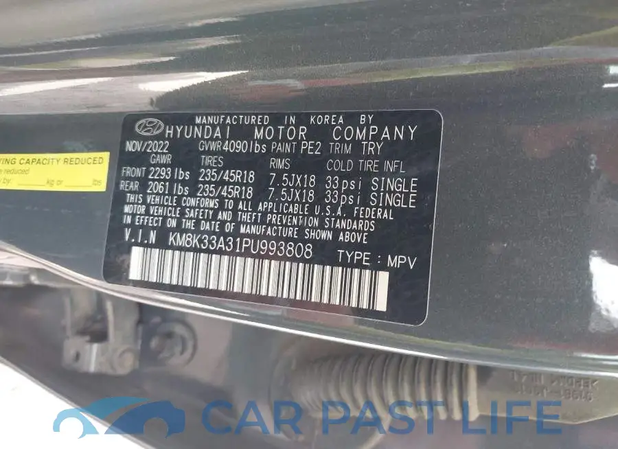 KM8K33A31PU993808# 9