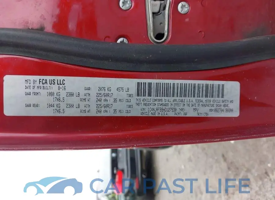 1C4NJRFB9HD127530# 9
