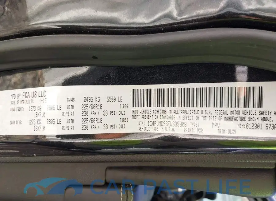 1C4PJMDS6FW639908# 9