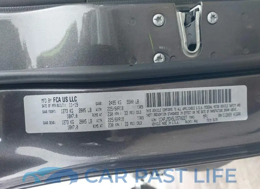 1C4PJMDX5LD570227# 9