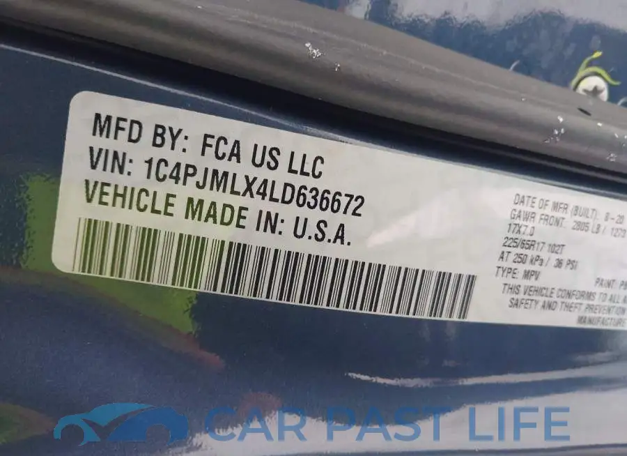 1C4PJMLX4LD636672# 9