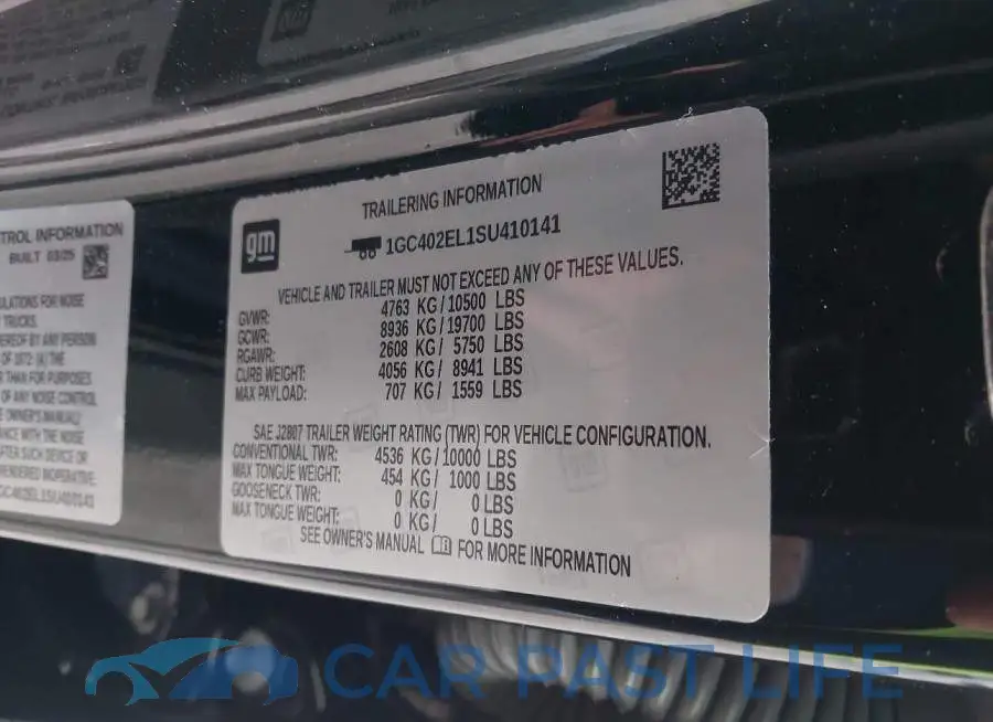 1GC402EL1SU410141# 8