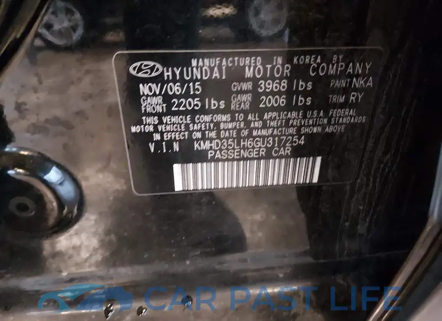 KMHD35LH6GU317254# 9
