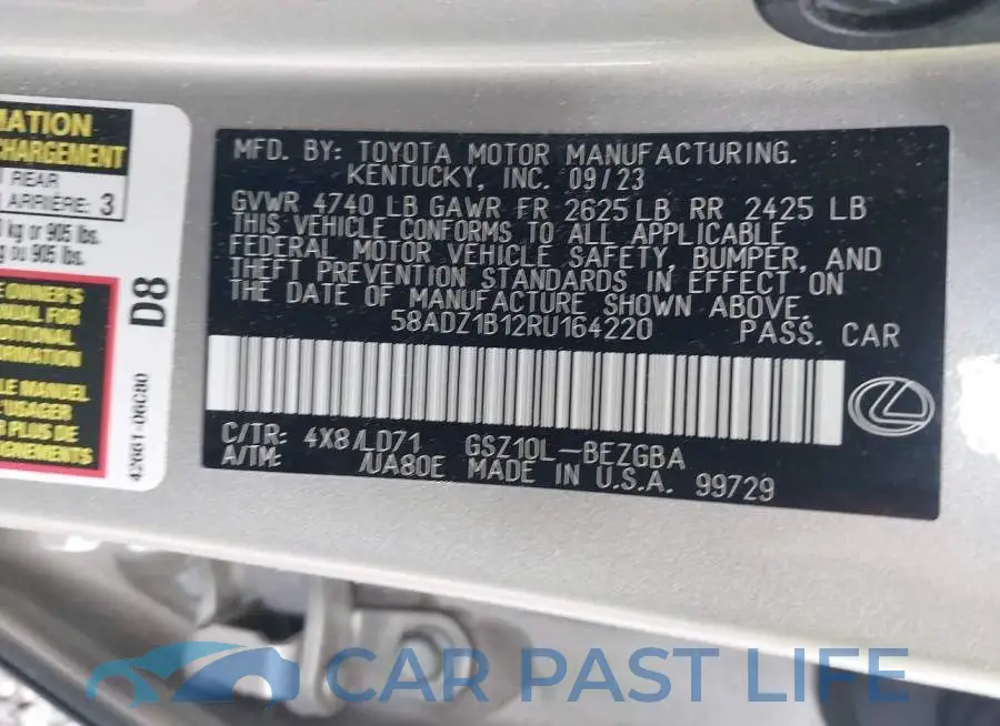 58ADZ1B12RU164220# 9