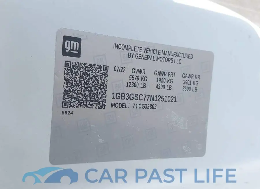 1GB3GSC77N1251021# 9