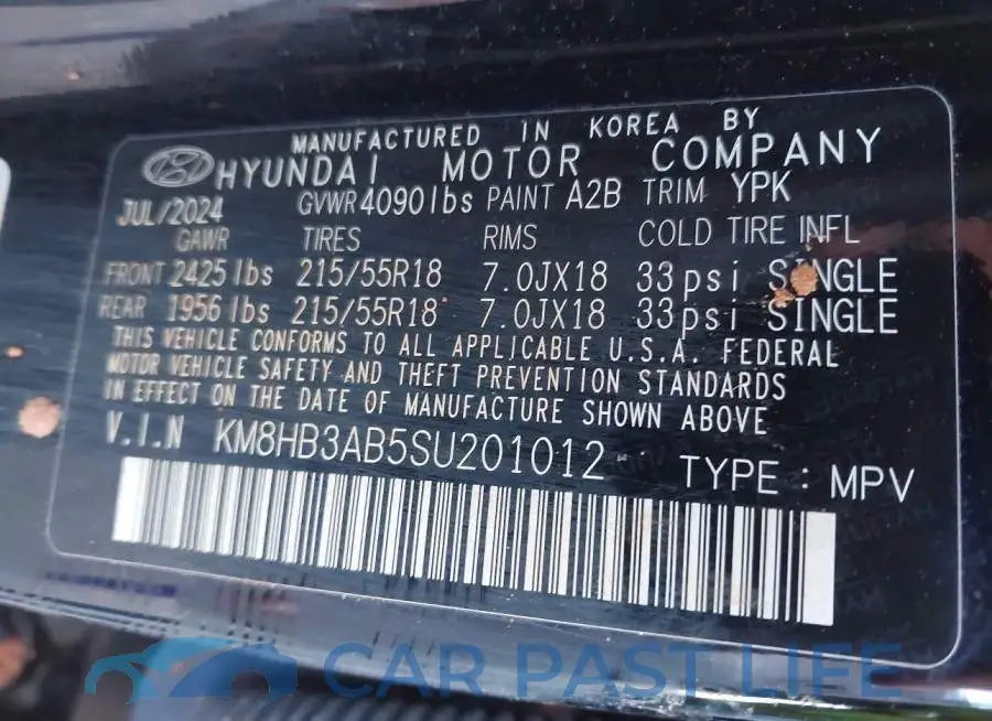 KM8HB3AB5SU201012# 9
