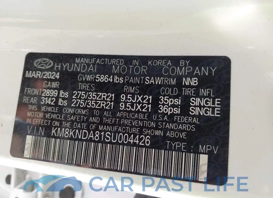 KM8KNDA81SU004426# 9