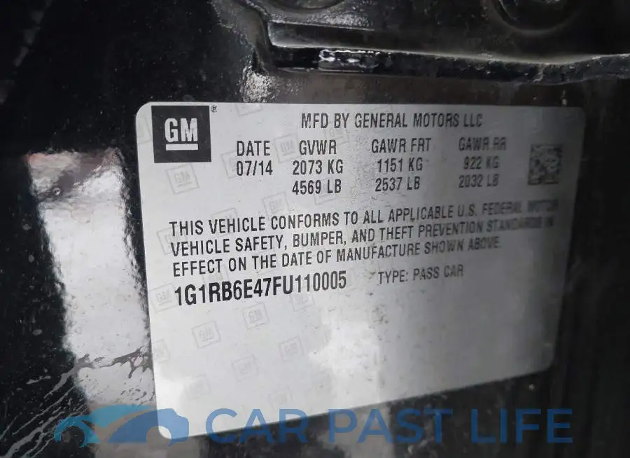 1G1RB6E47FU110005# 9