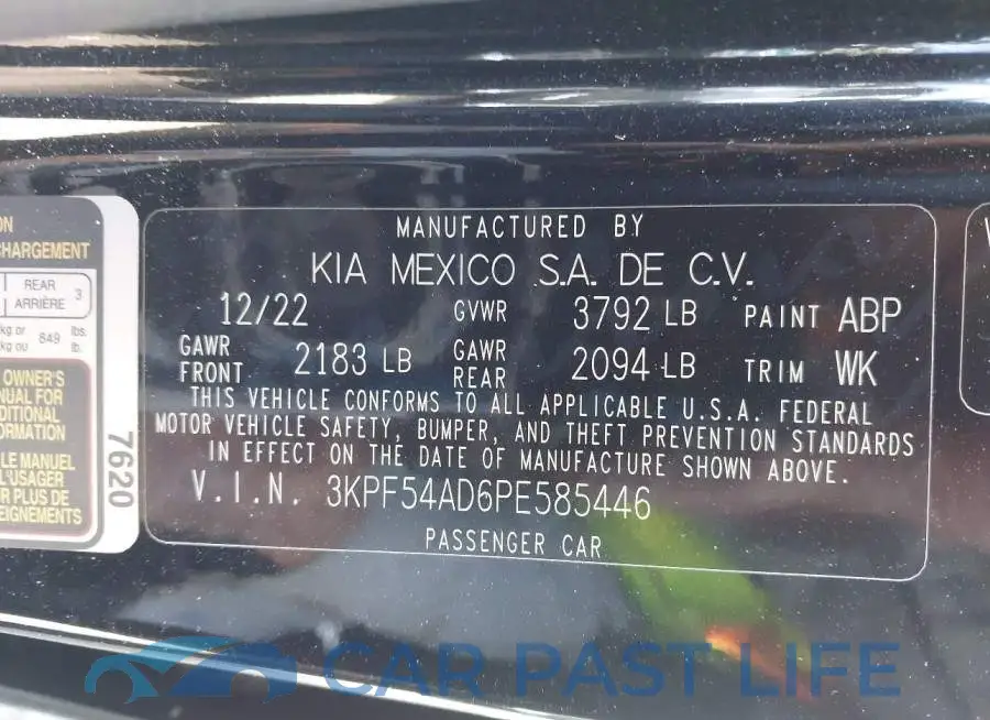 3KPF54AD6PE585446# 9