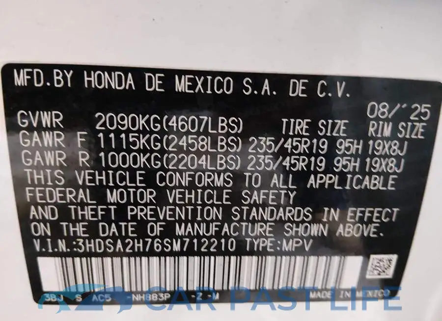 3HDSA2H76SM712210# 9