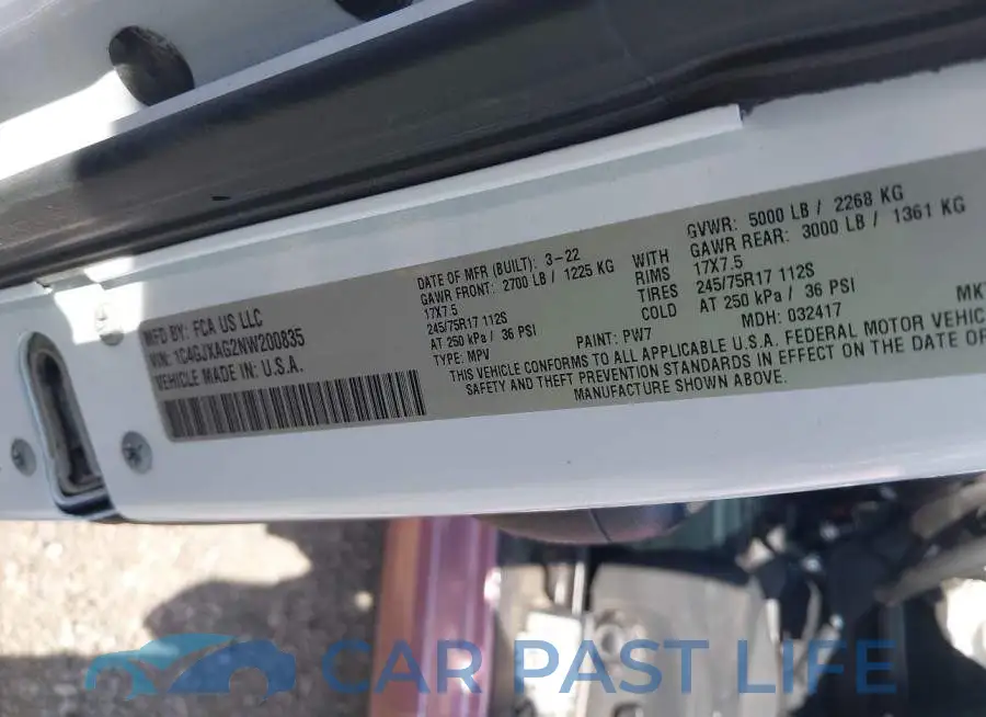 1C4GJXAG2NW200835# 9