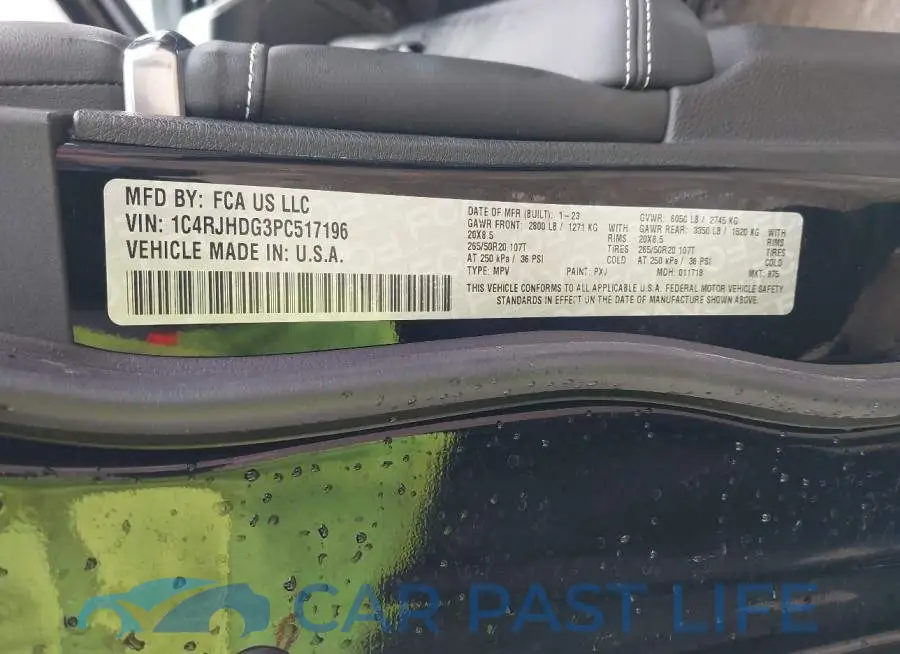 1C4RJHDG3PC517196# 9