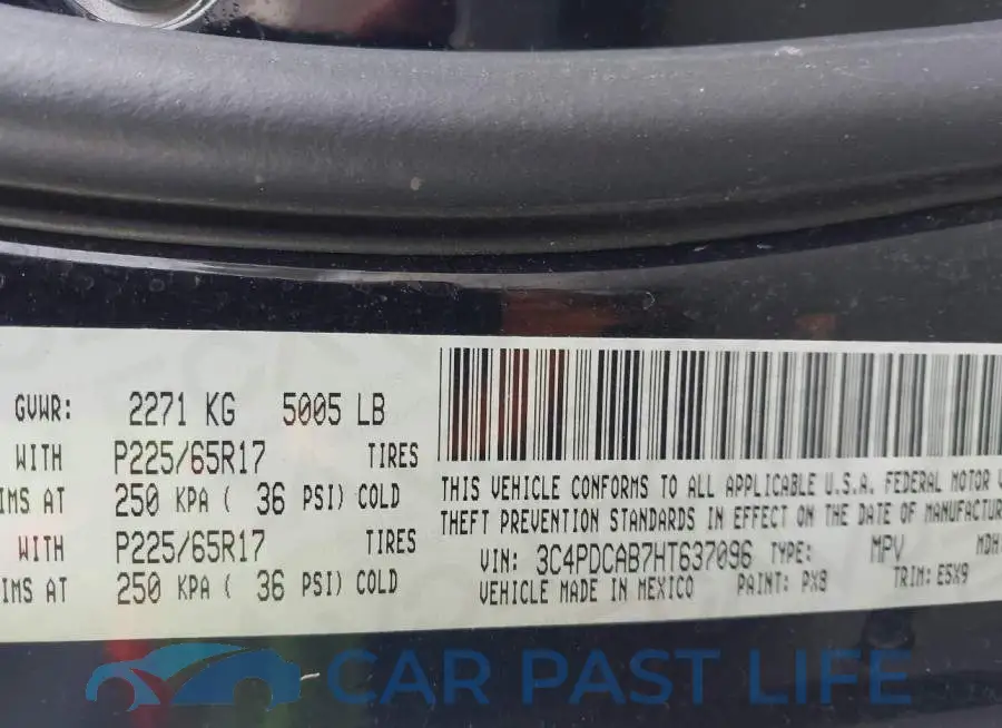3C4PDCAB7HT637096# 9