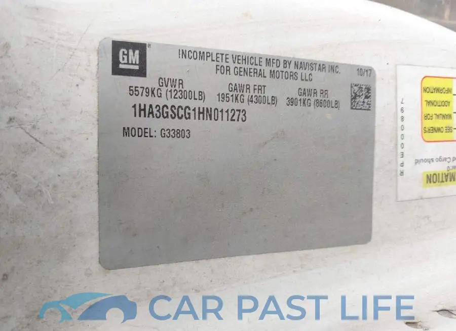 1HA3GSCG1HN011273# 8