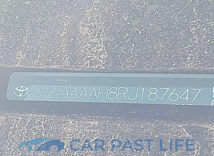JTEAAAAH8RJ187647# 9
