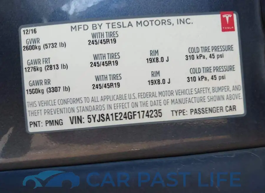 5YJSA1E24GF174235# 9