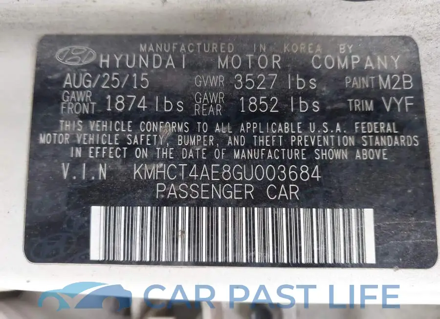 KMHCT4AE8GU003684# 9