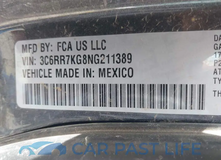 3C6RR7KG8NG211389# 9