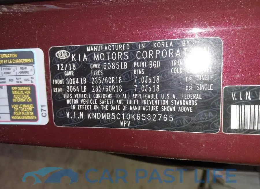 KNDMB5C10K6532765# 9