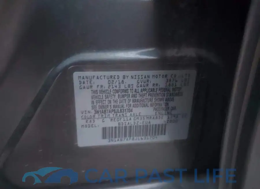 3N1AB7AP8JL631704# 9