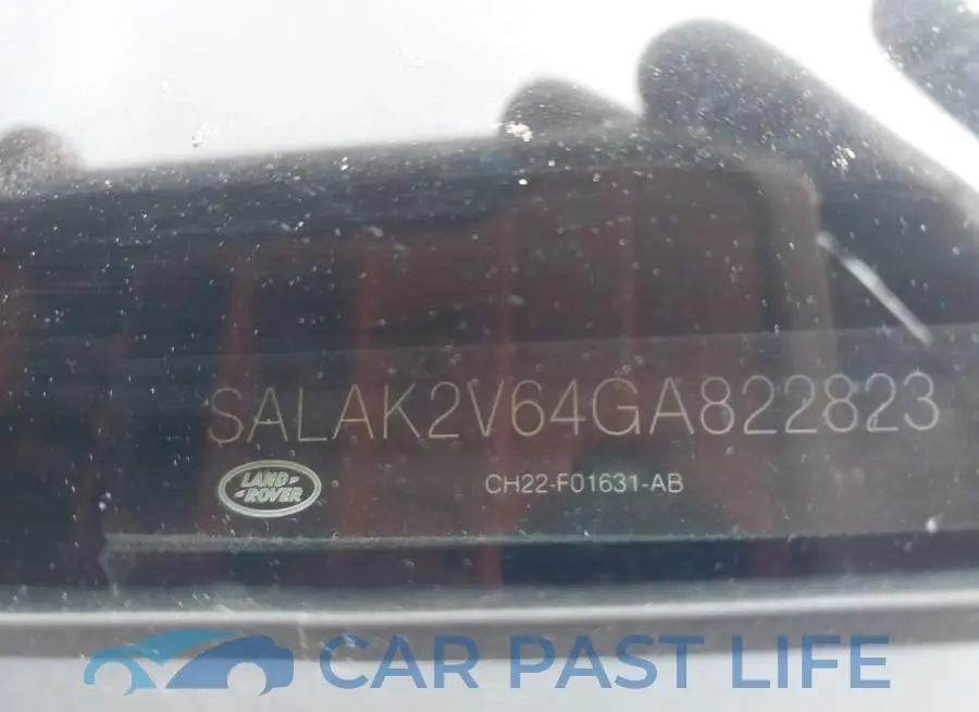 SALAK2V64GA822823# 9