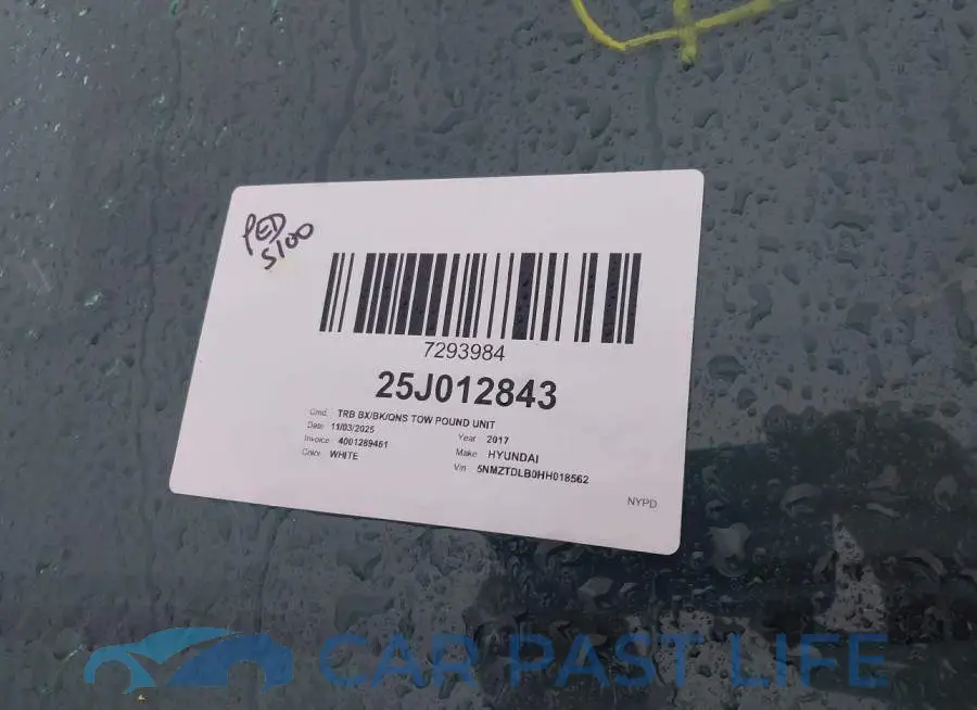 5NMZTDLB0HH018562# 17
