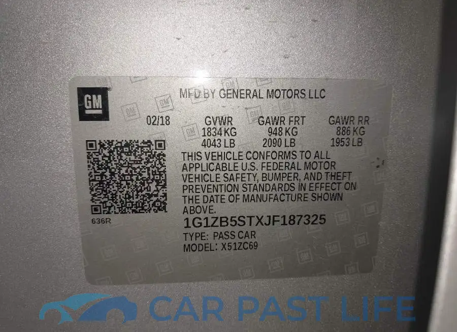 1G1ZB5STXJF187325# 9
