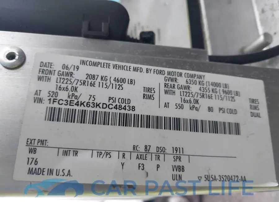 1FC3E4K63KDC48438# 8