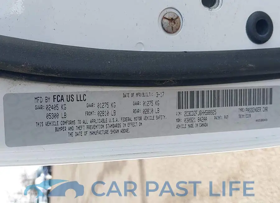 2C3CDZFJ6HH588925# 9