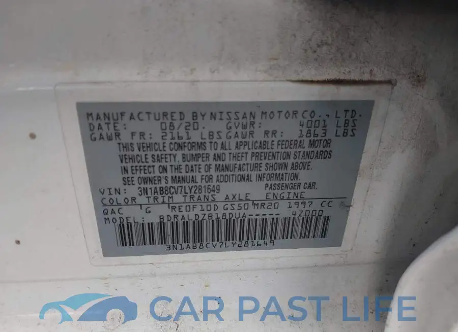 3N1AB8CV7LY281649# 9