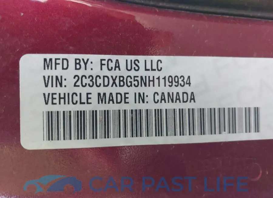 2C3CDXBG5NH119934# 9