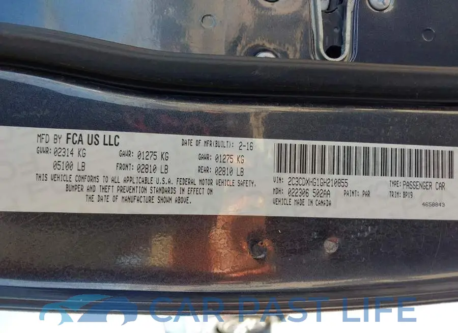 2C3CDXHG1GH210855# 9