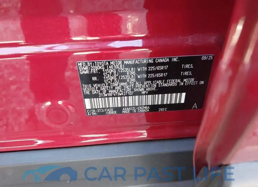 2T3W1RFV7SW427107# 9