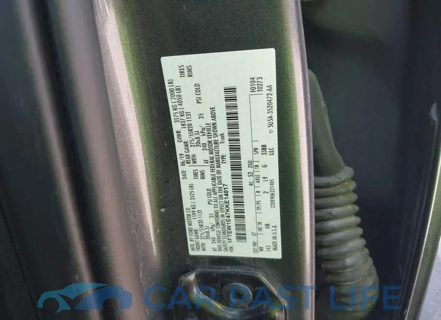 1FTEW1E47KKE14017# 9