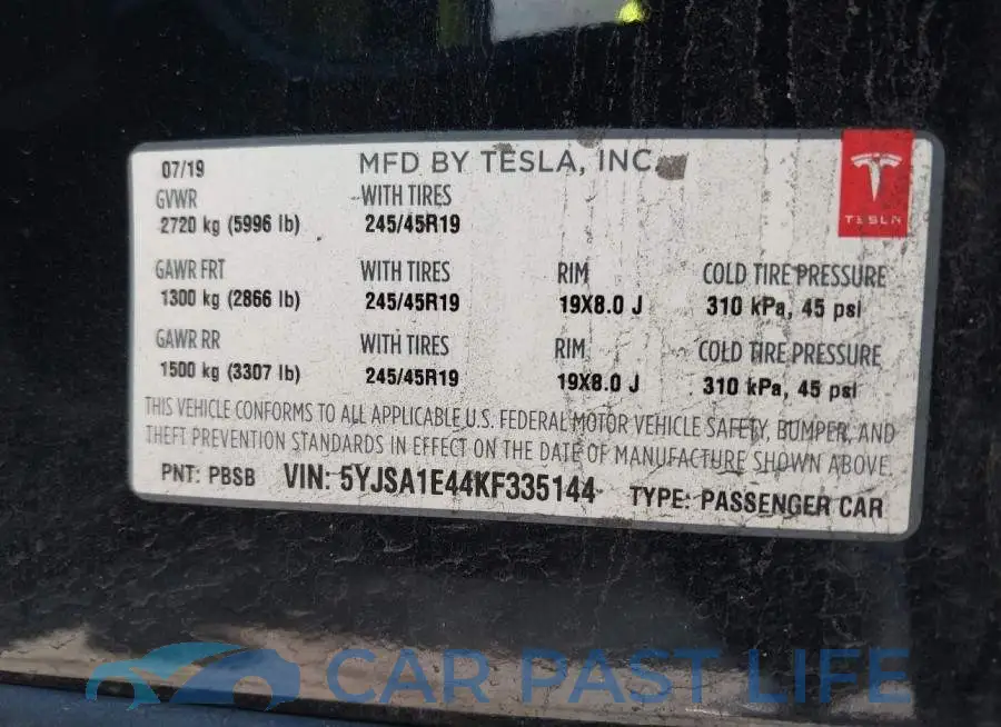 5YJSA1E44KF335144# 9