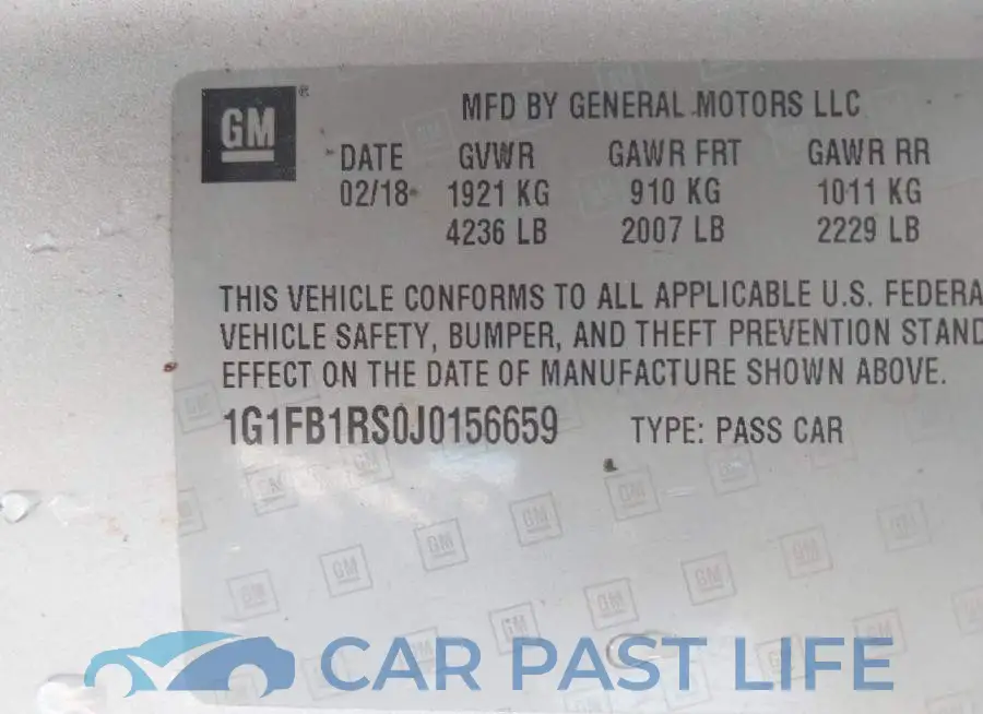 1G1FB1RS0J0156659# 9
