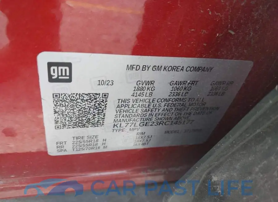 KL77LGE23RC145177# 9