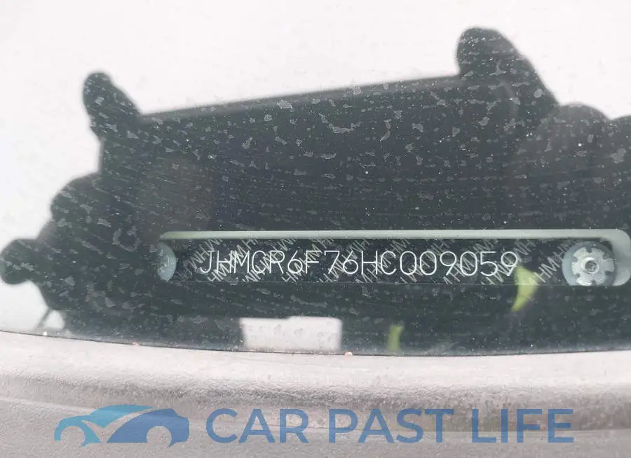 JHMCR6F76HC009059# 9