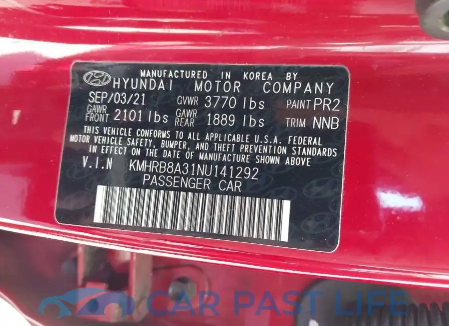 KMHRB8A31NU141292# 9