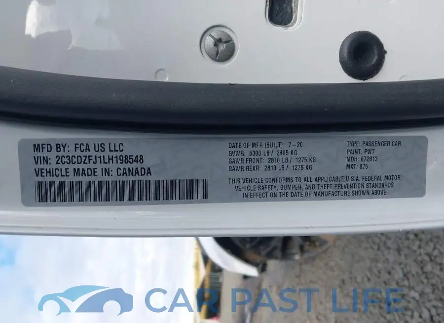 2C3CDZFJ1LH198548# 9