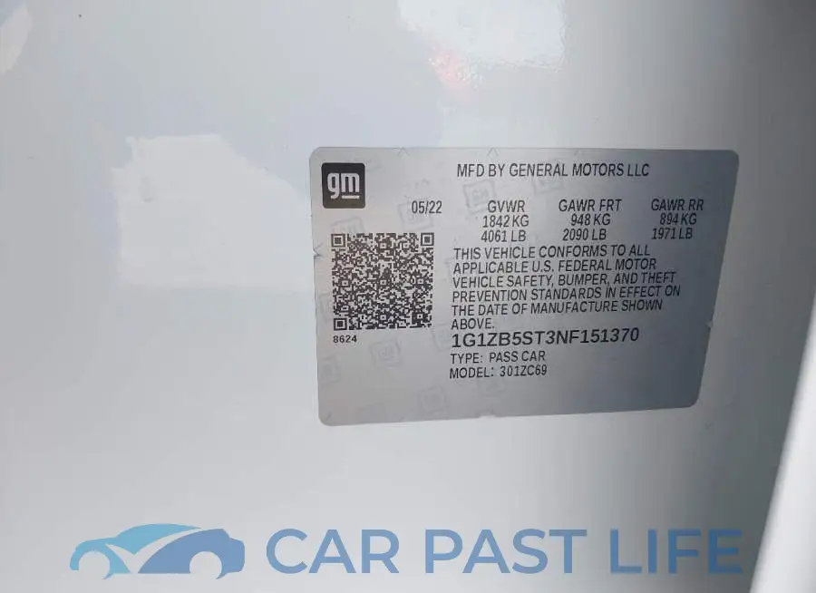 1G1ZB5ST3NF151370# 9