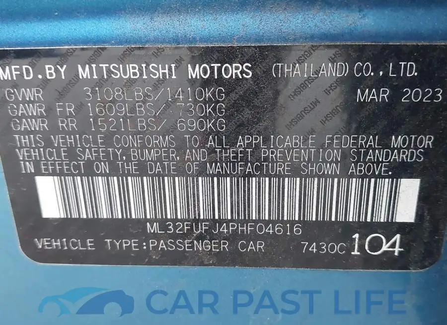 ML32FUFJ4PHF04616# 9