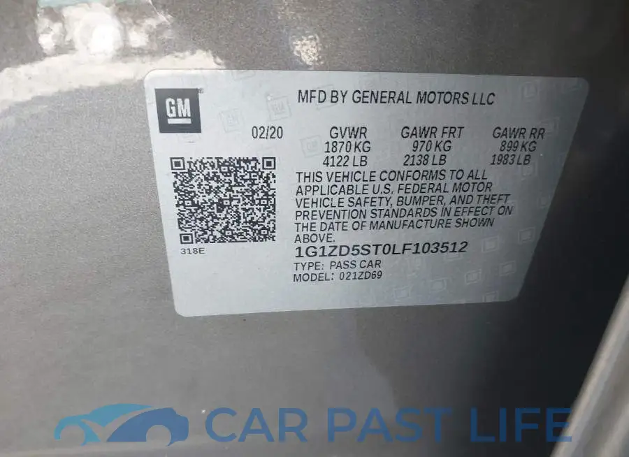 1G1ZD5ST0LF103512# 9