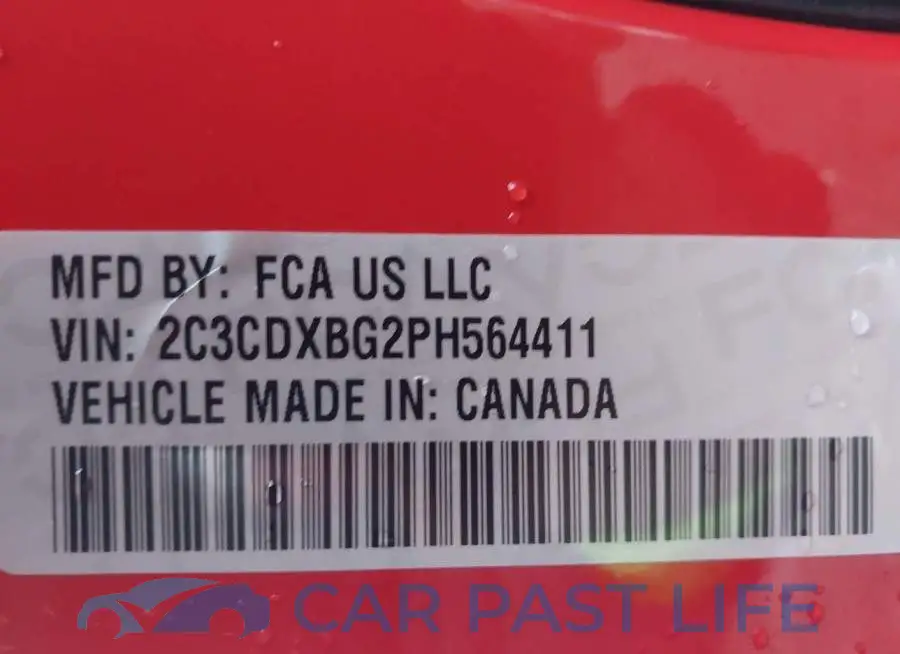 2C3CDXBG2PH564411# 9