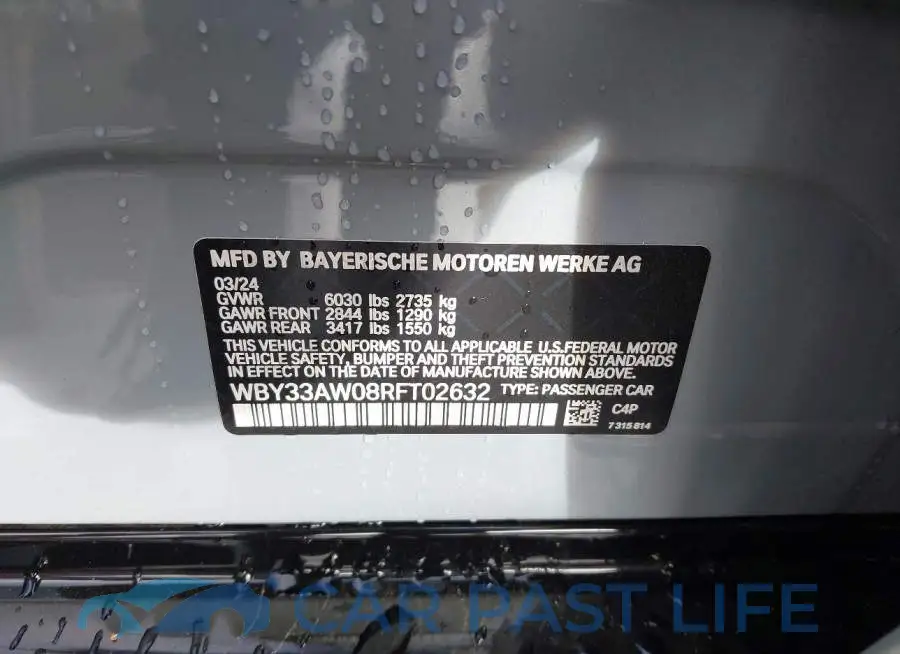 WBY33AW08RFT02632# 9